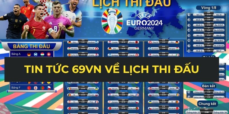 Tin tức 69VN về lịch thi đấu
